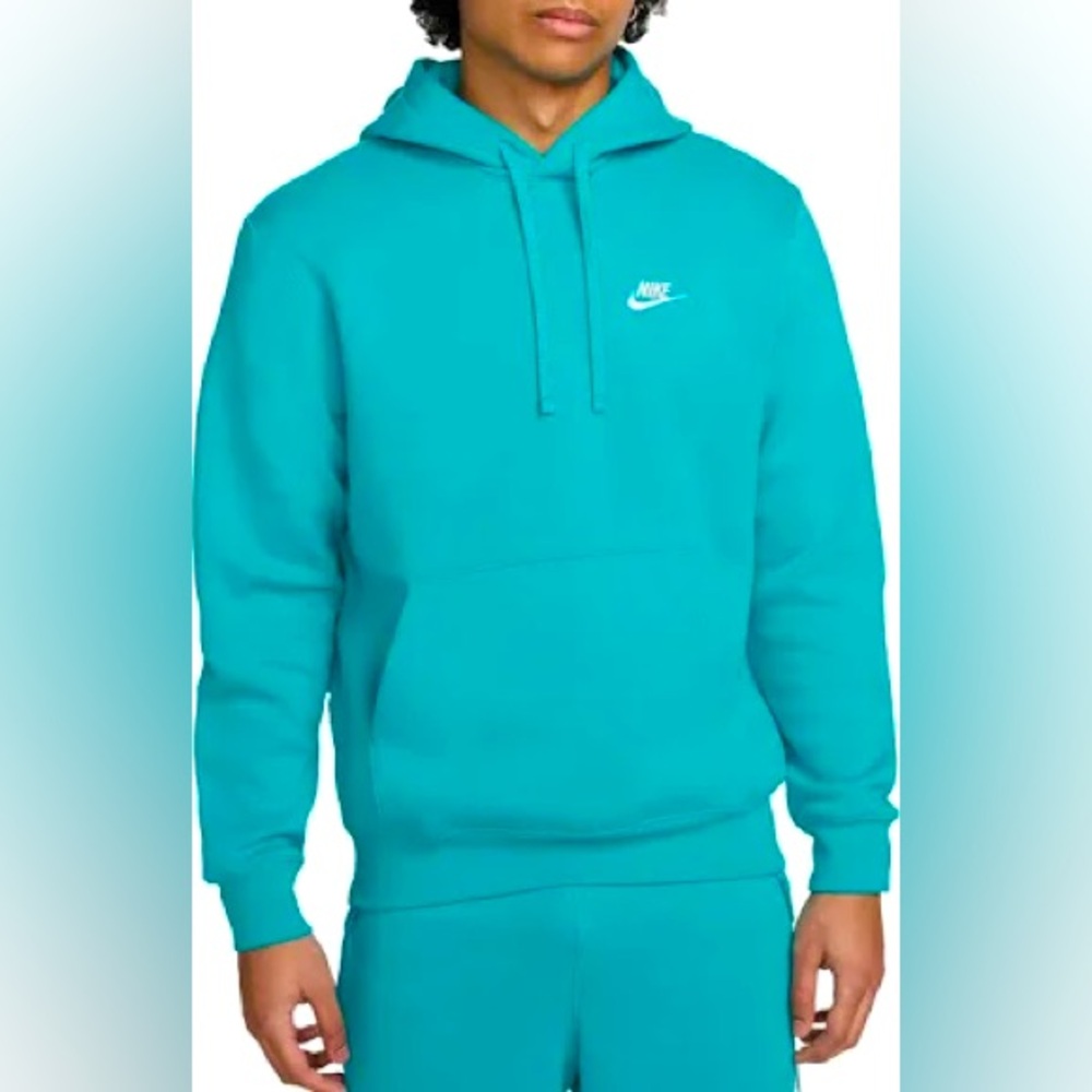 Nike Men's Vibrant Blue Hoodie